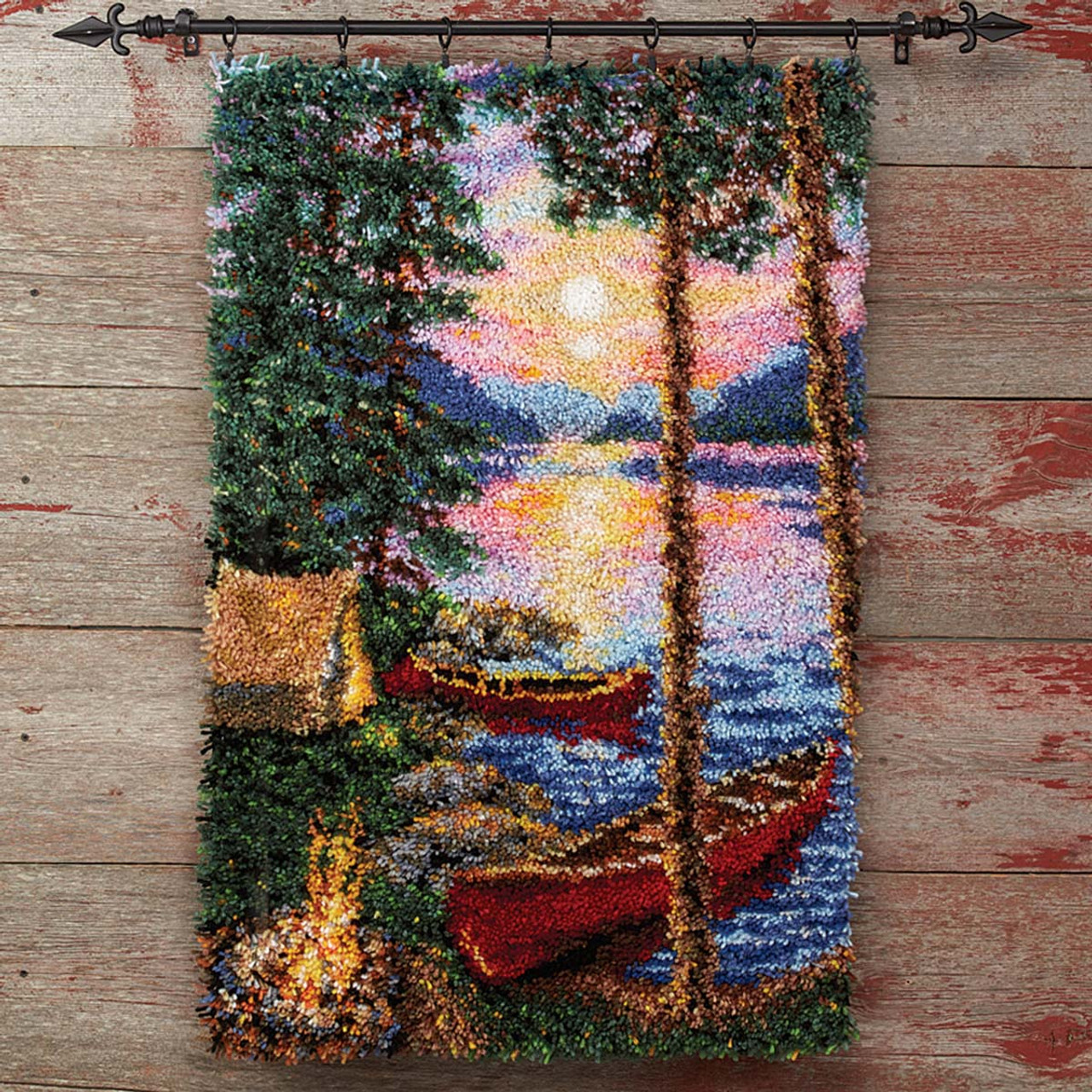 Sunset Vibes Latch Hook Kit By Leisure Arts – The Happy Cross Stitcher