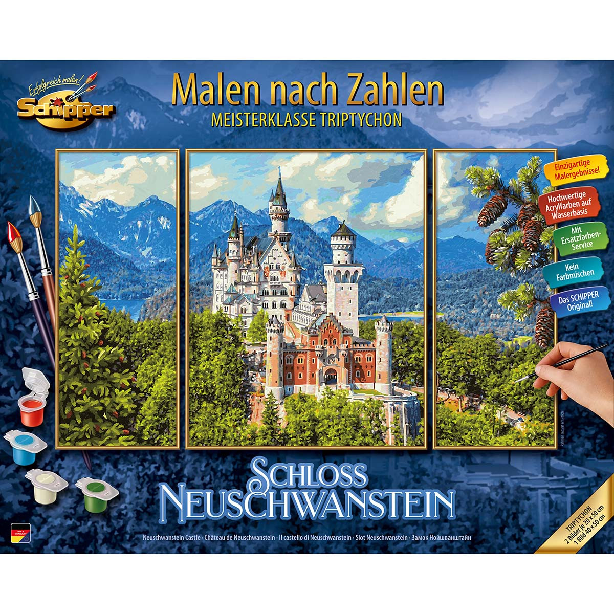 Schipper Neuschwanstein Castle Paint by Number Kit