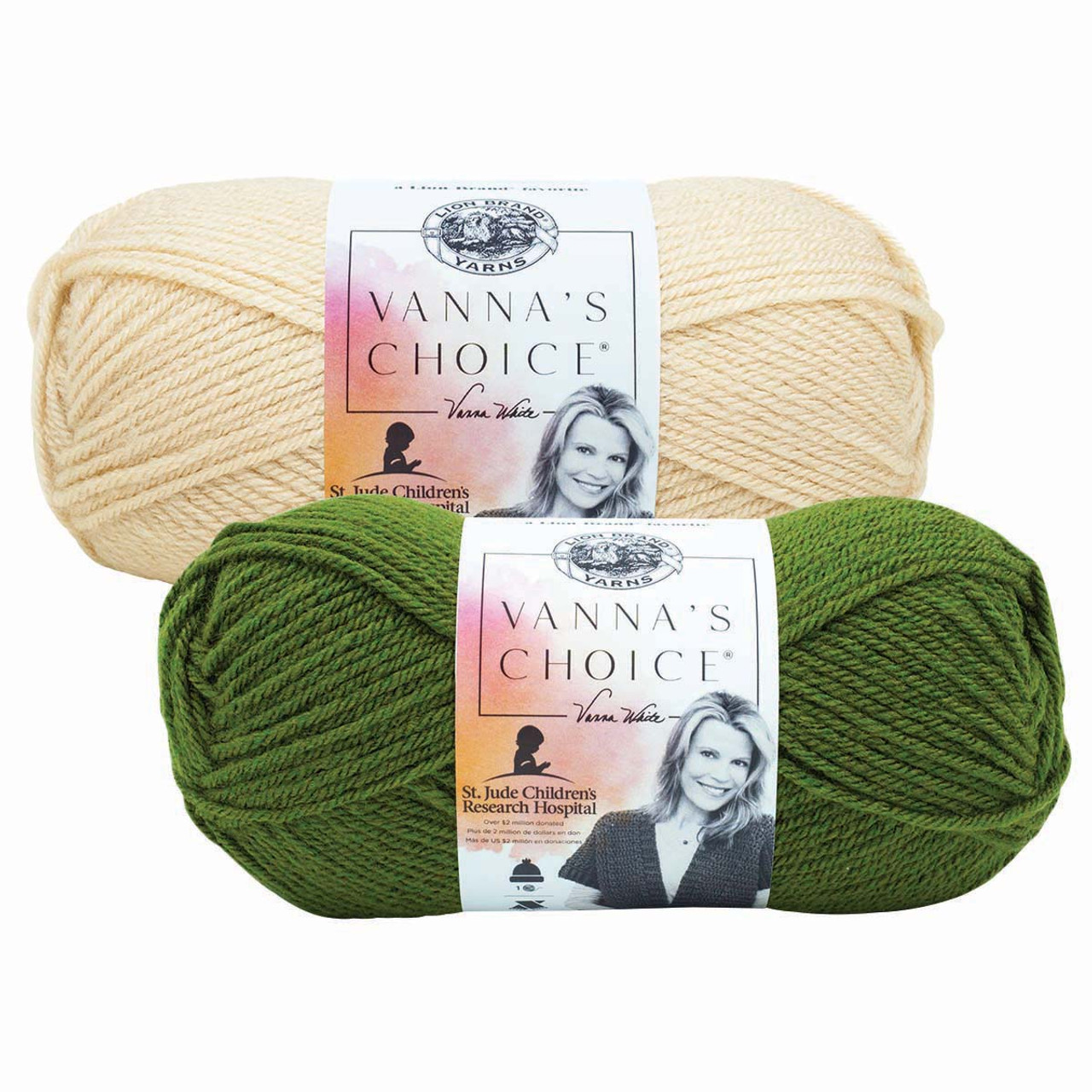 Vannas Choice Lion Brand Yarn Variety of Colours 100g/3.5oz 100