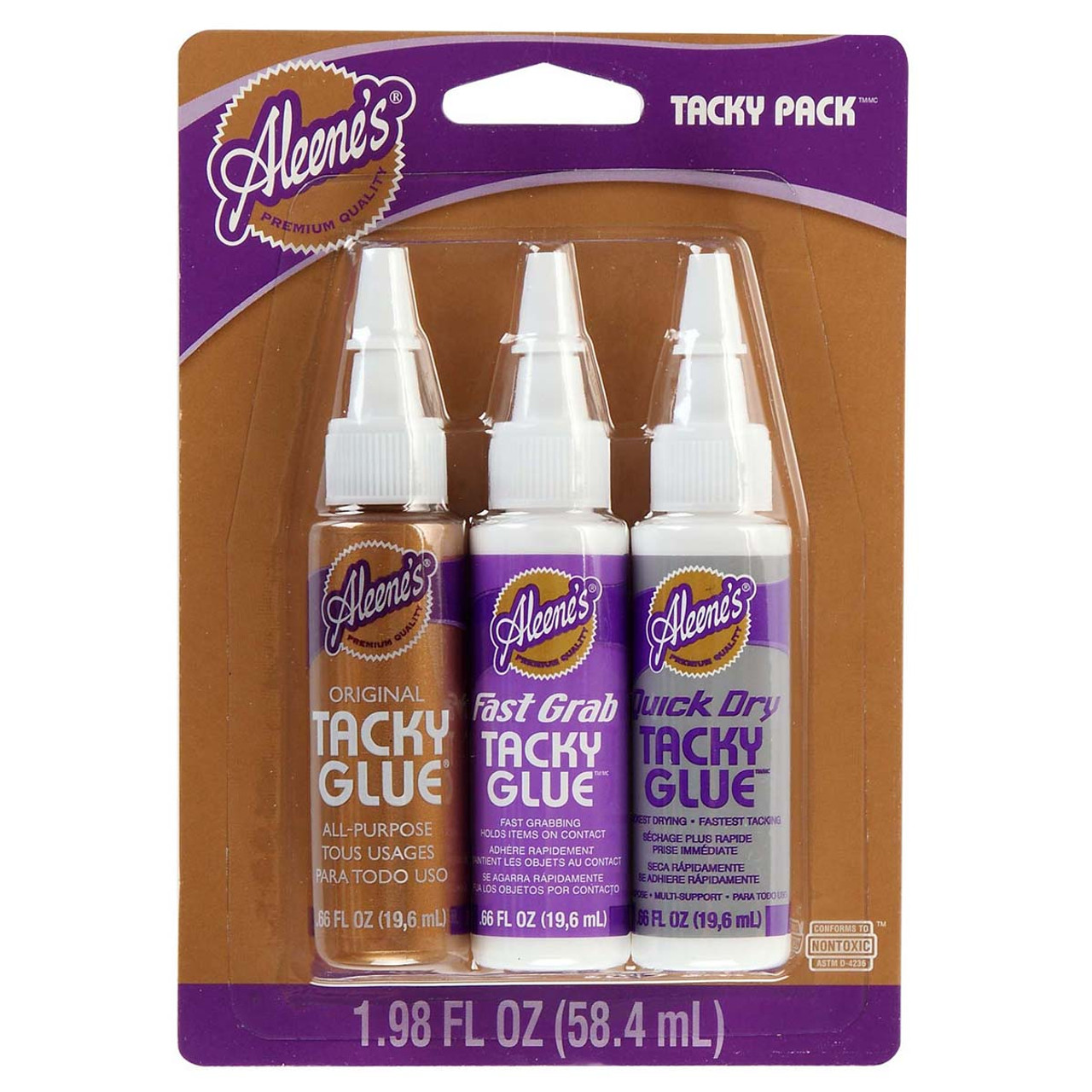 Aleene'S Original Premium All Purpose Tacky Glue 3 Pack 4 Oz NEW