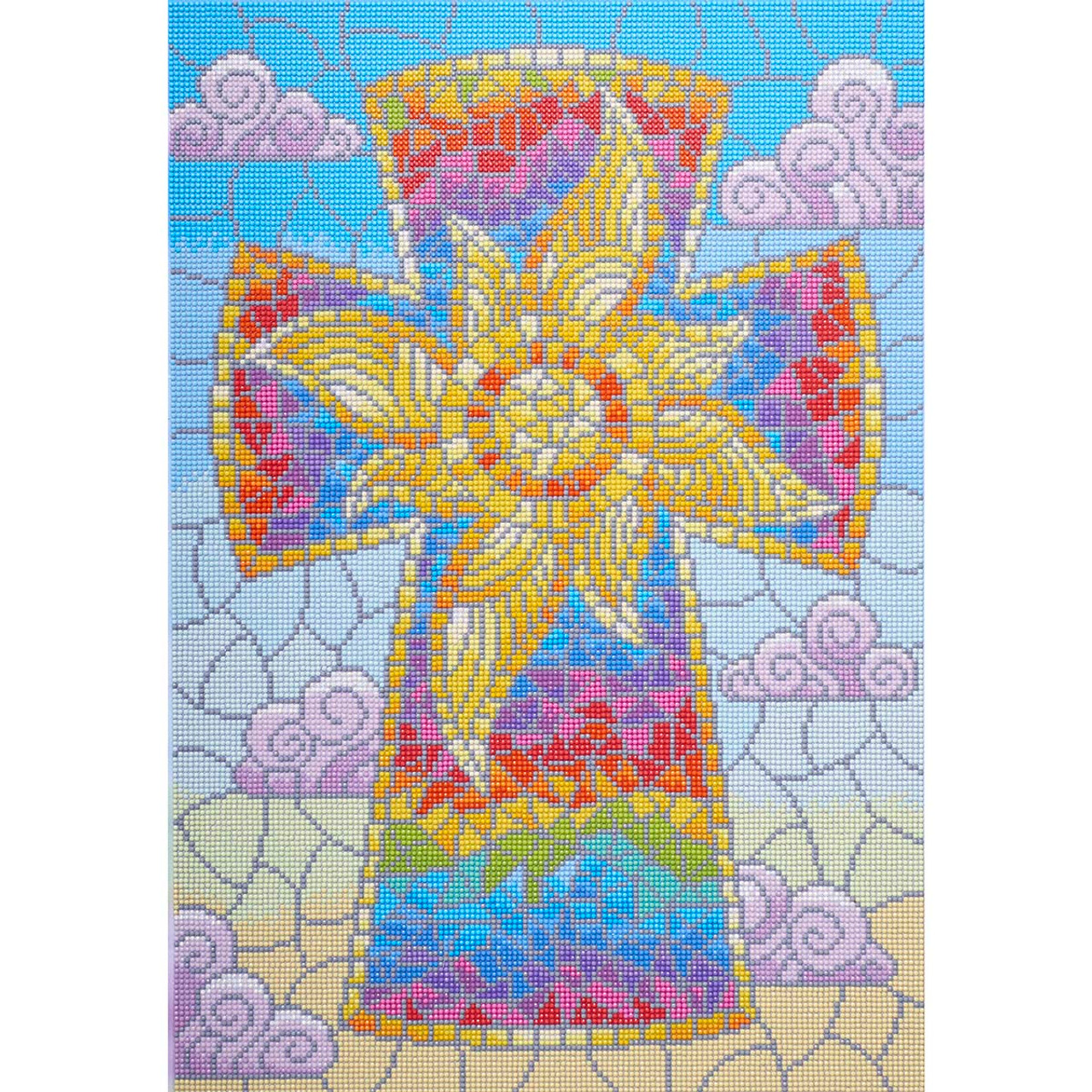 Diamond Art Stain Glass Cross Diamond Painting