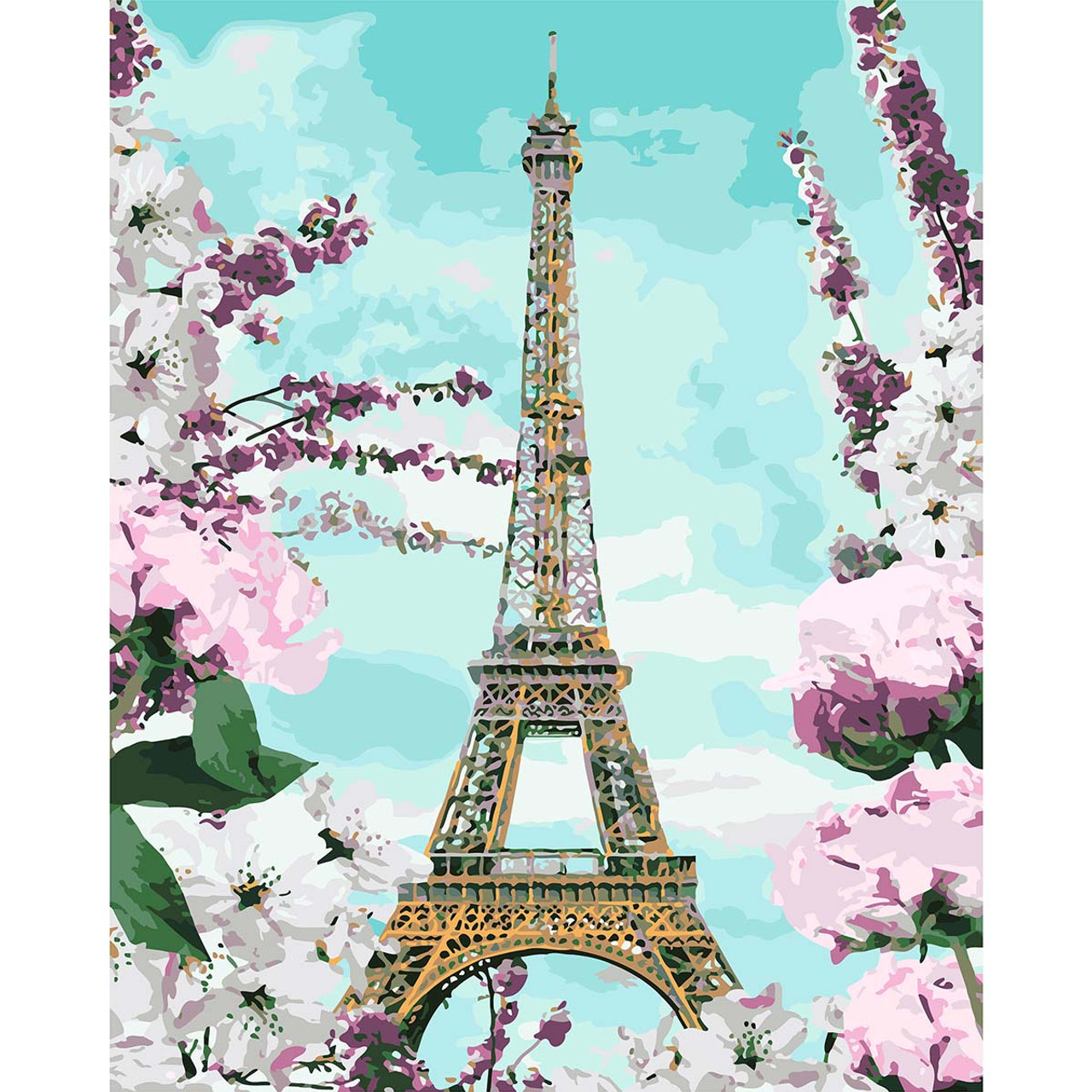 Faber - Castell | Paint by Number Museum Series - The Eiffel Tower