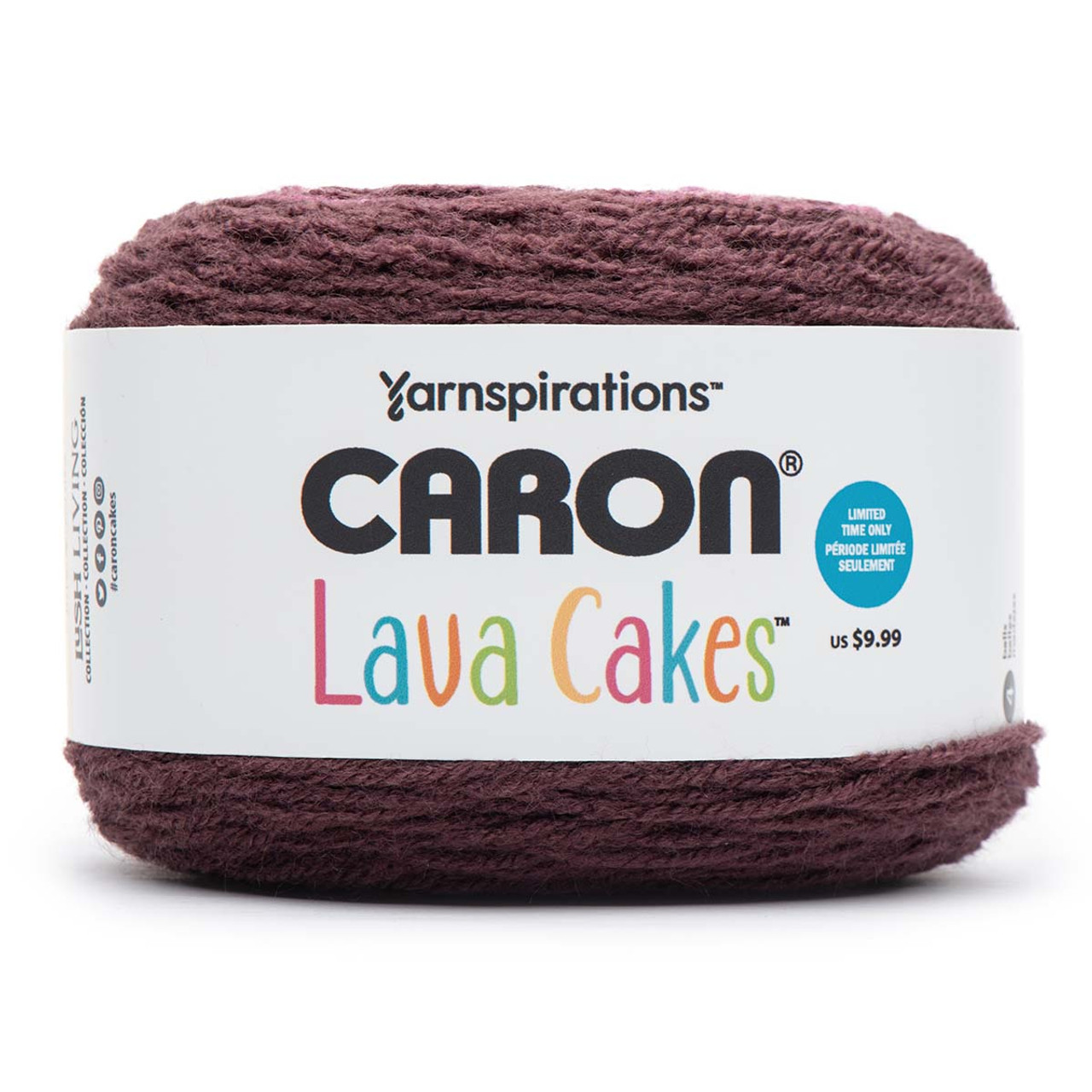 CARON Cinnamon Swirl Cakes Colour is Lilac and Lime