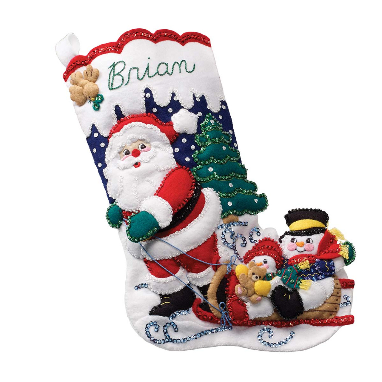 Santa Express Felt Stocking Kit