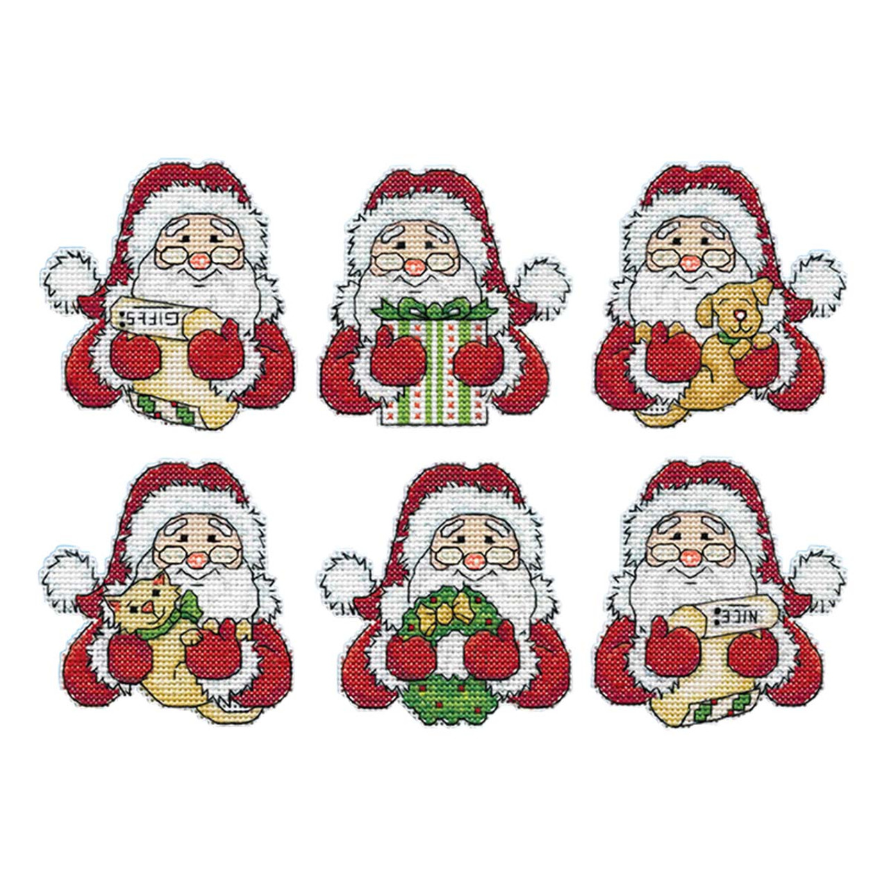 Design Works Presents from Santa Ornament Counted Cross-Stitch Kit design-works-presents-from-santa-ornament-counted-cross-stitch-kit