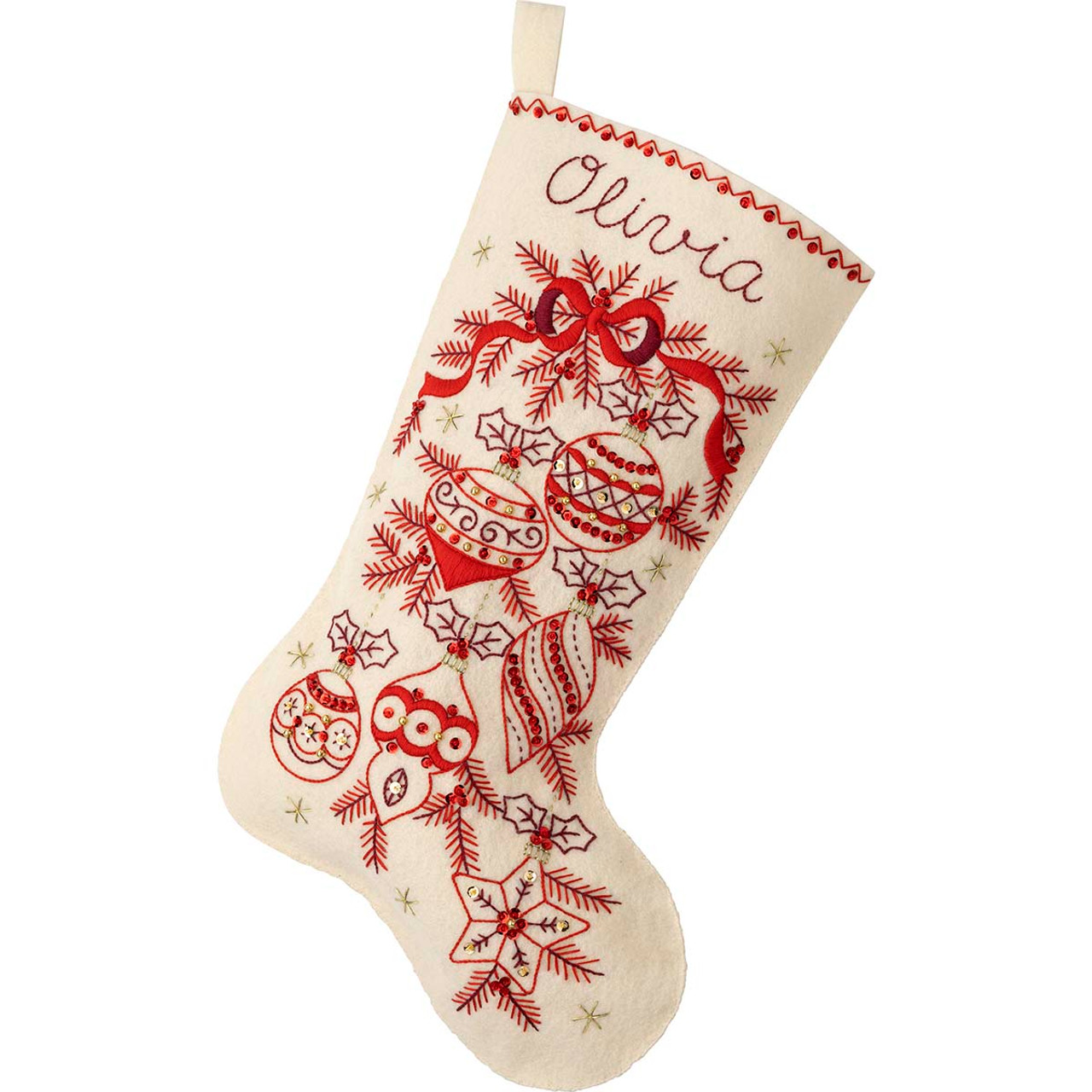 Vtg Bucilla Santa & Friends Counted Cross Stitch Christmas Stocking Kit  Craft