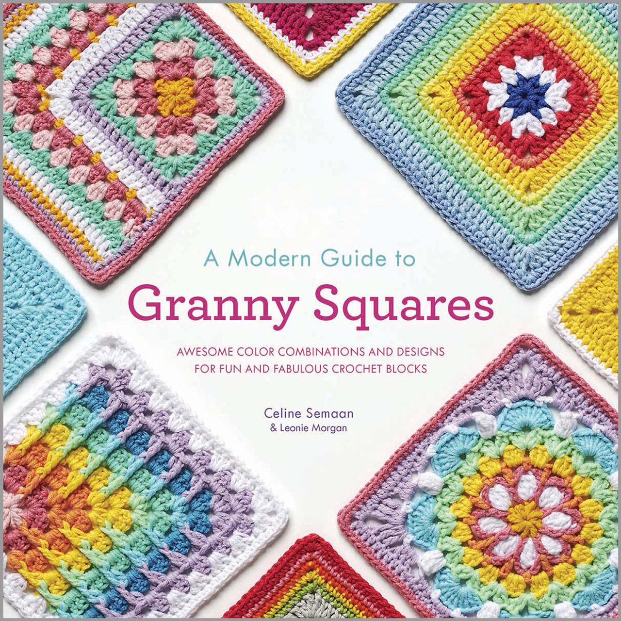 heart granny square book sleeve: Crochet pattern