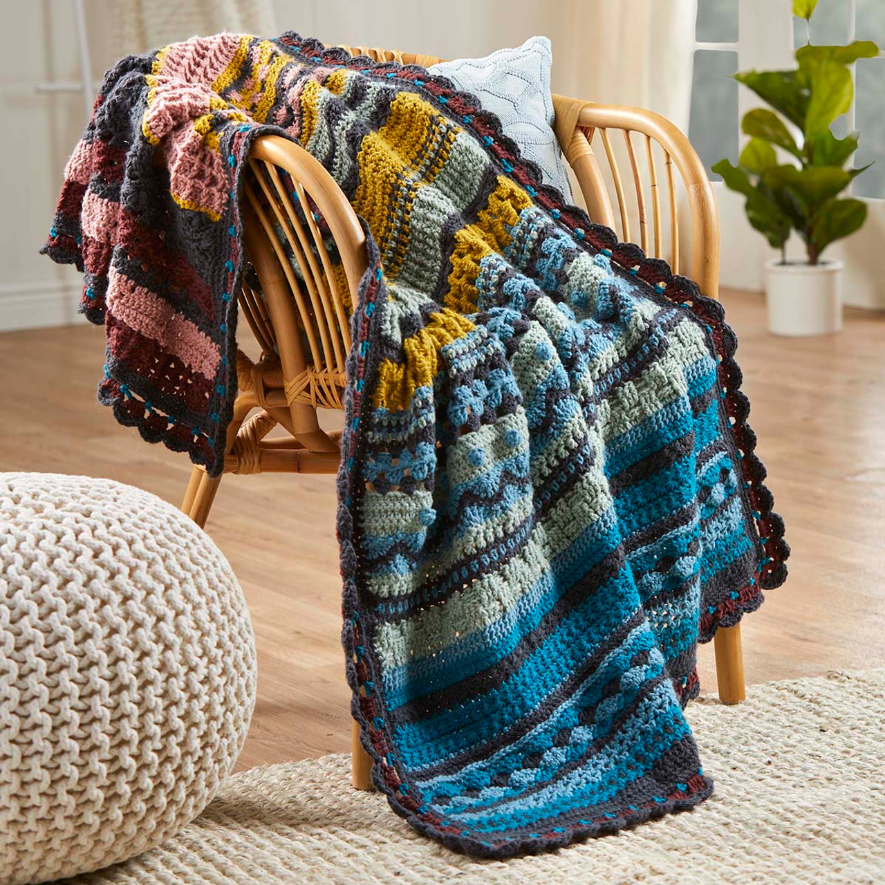 The Waiting Blanket - Crochet kit including pattern - Yummy Yarn