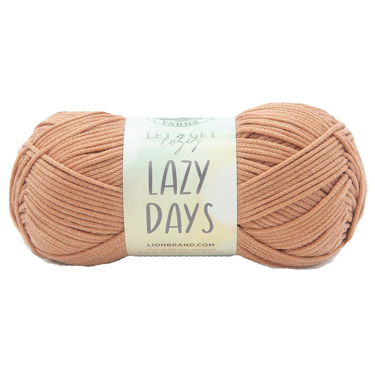  Lion Brand Yarn Cover Story Lazy Days Thick & Quick, Blanket  Yarn, Olive, 1 Pack