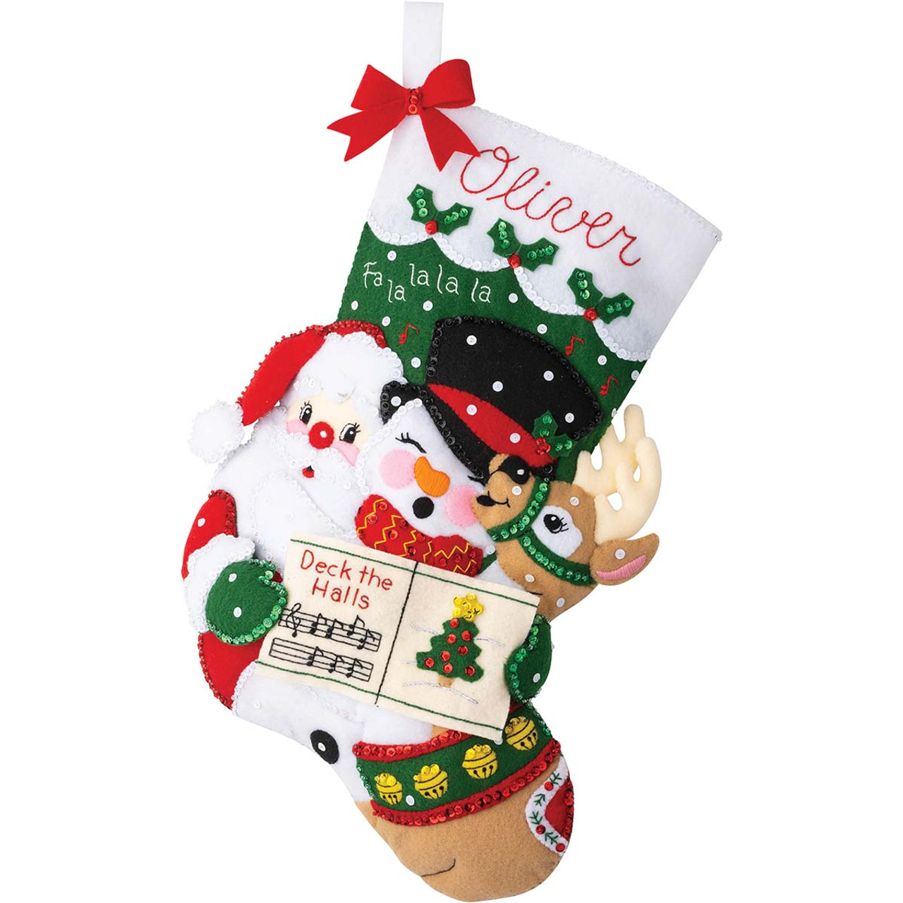 Bucilla Winter Wonderland Santa Stocking Kit