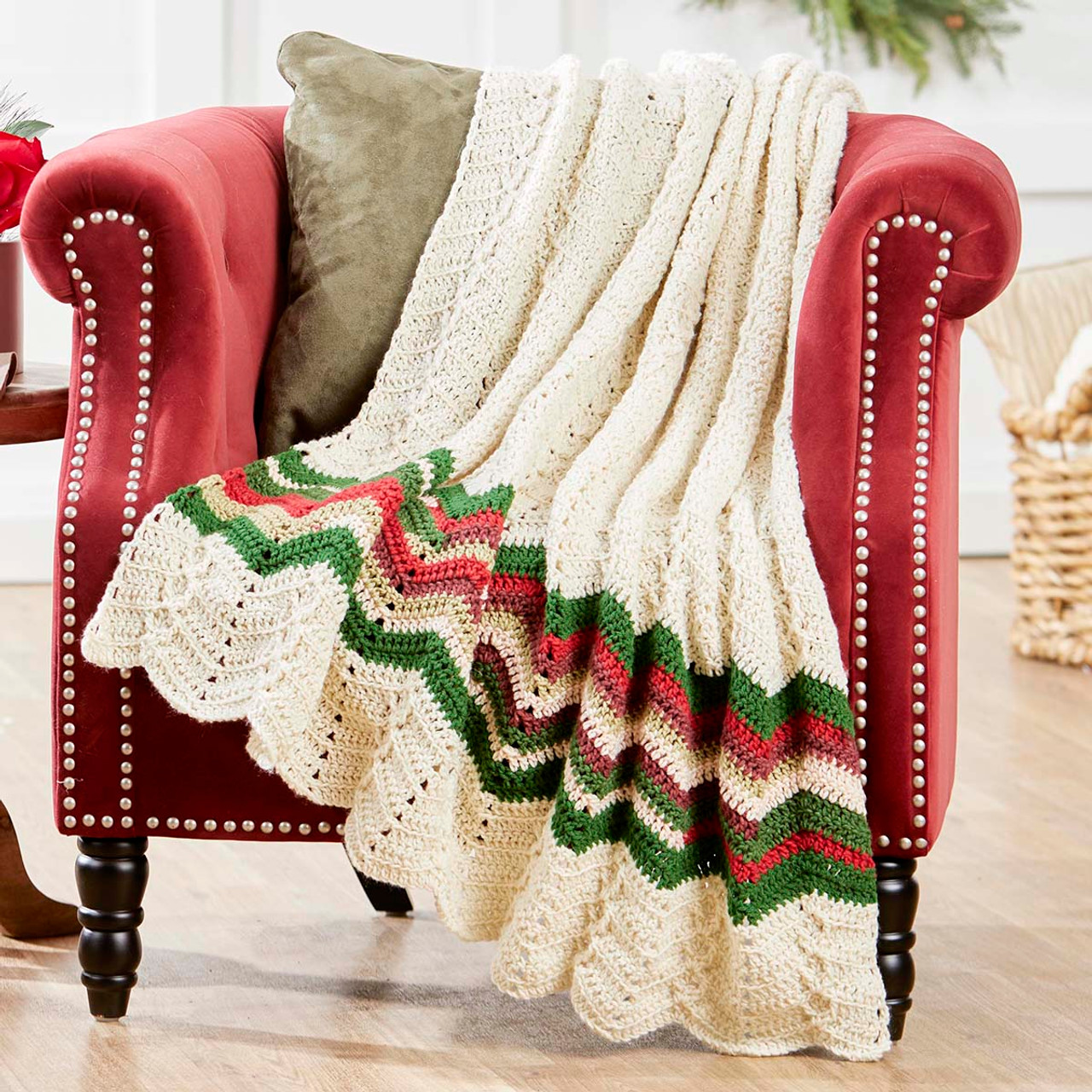 Herrschners BUY ALL 4 & SAVE - Seasonal Floral Dishcloths Crochet Kit