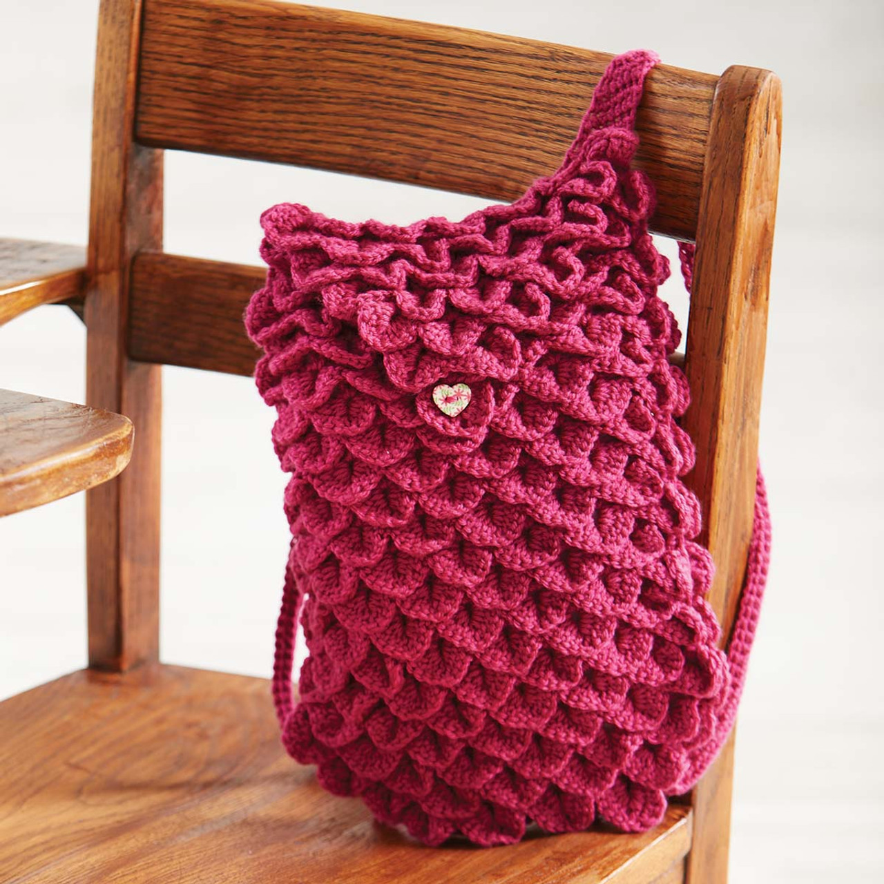 Crochet backpack for travelling, going to a concert, carrying your