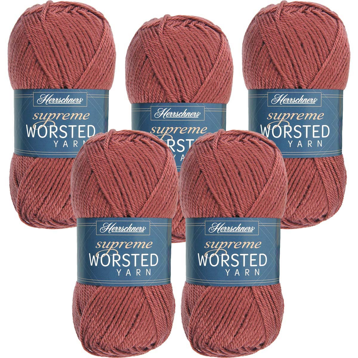 Herrschners Supreme Worsted-Bag of 5 Yarn Pack