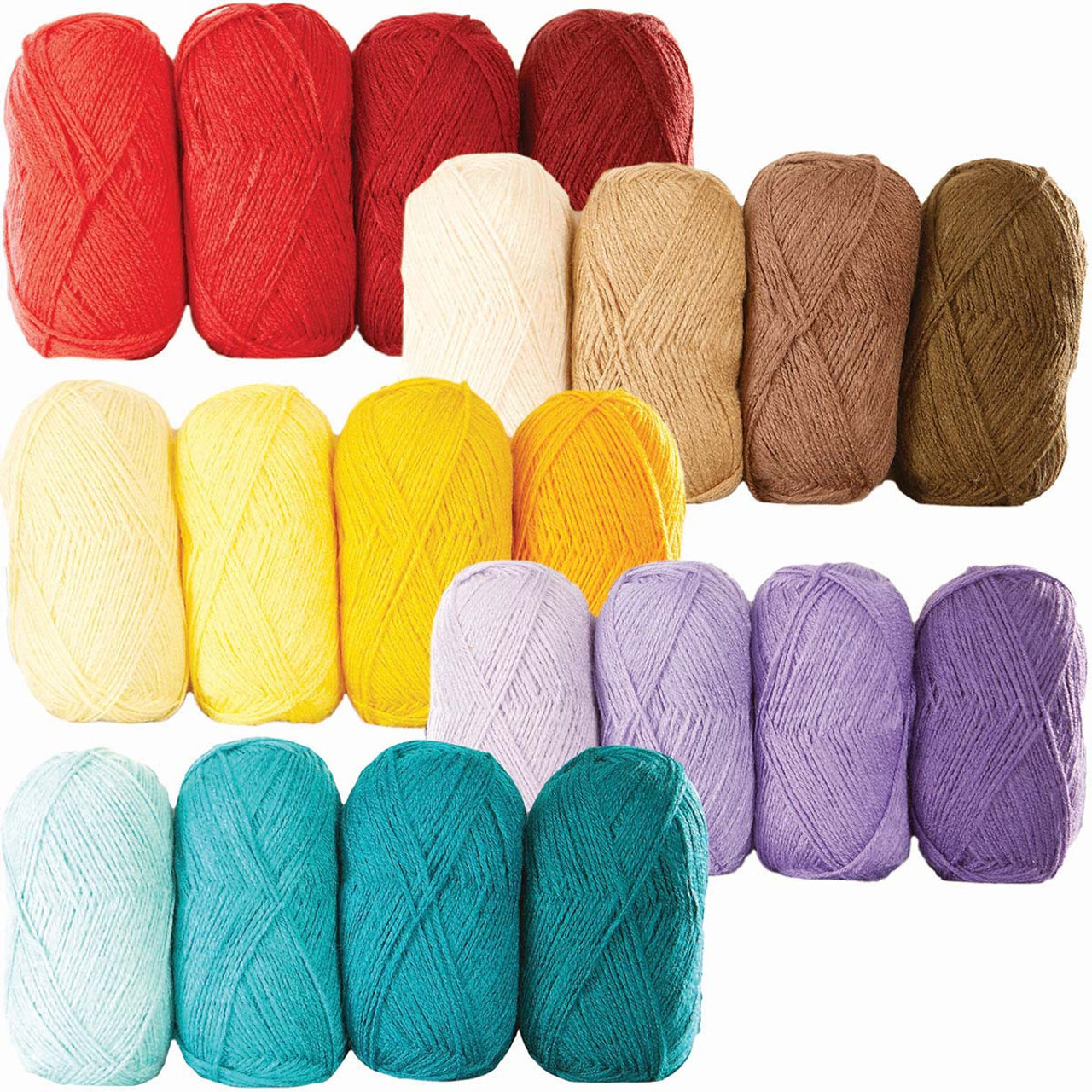 Herrschners Afghan Yarn Gradient Yarn Pack