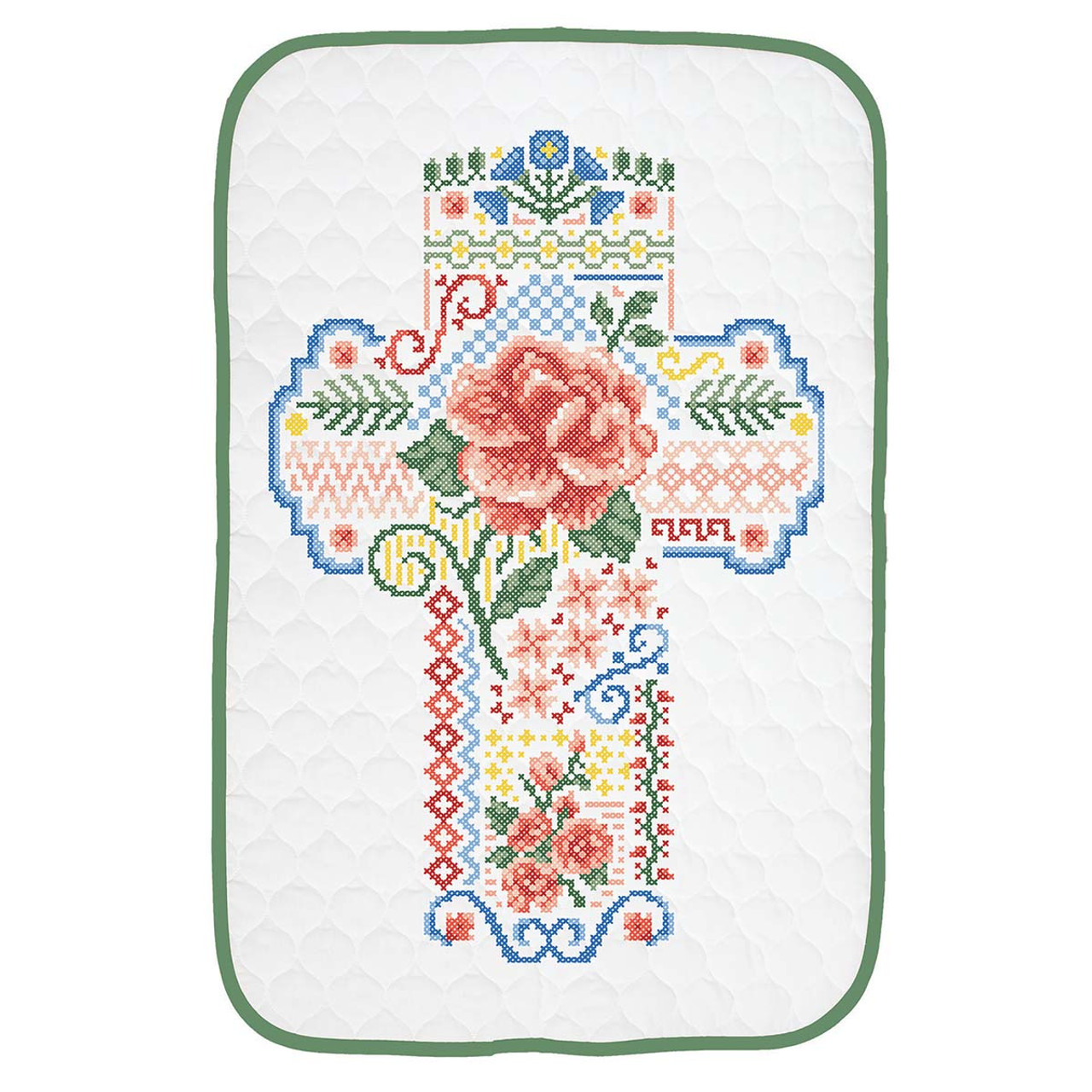 Herrschners Spring Bouquet Kit & Frame Stamped Embroidery