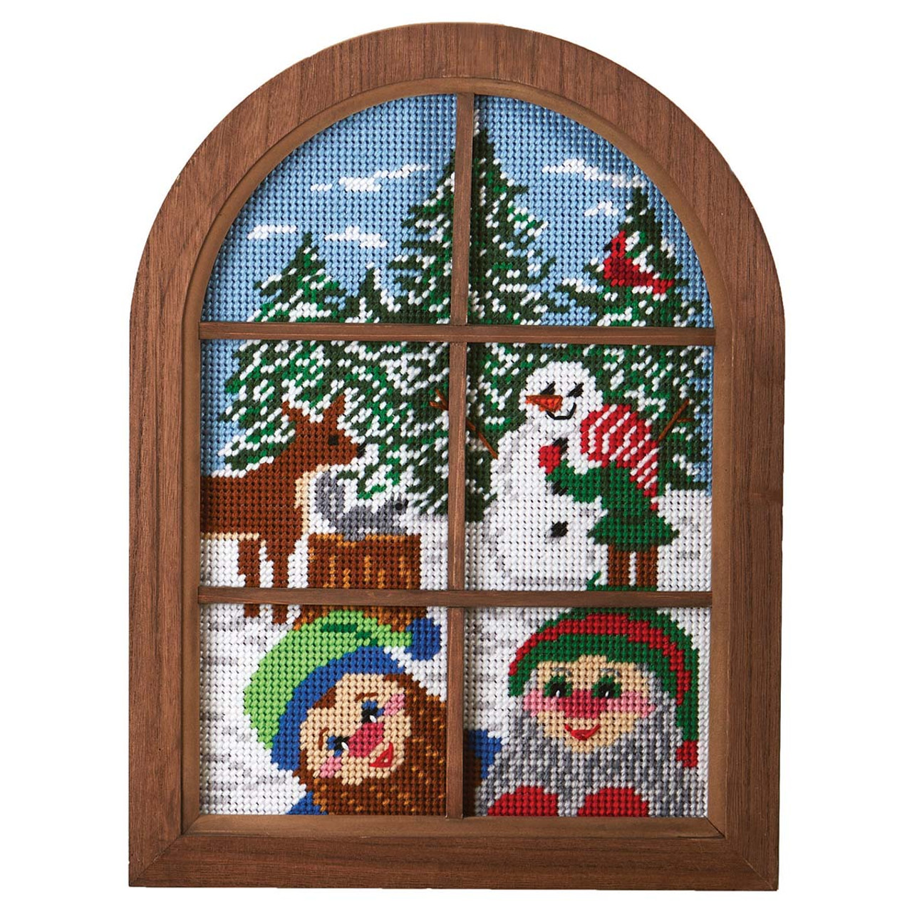 Design Works Christmas Fantasy Plastic Canvas Ornament Kit