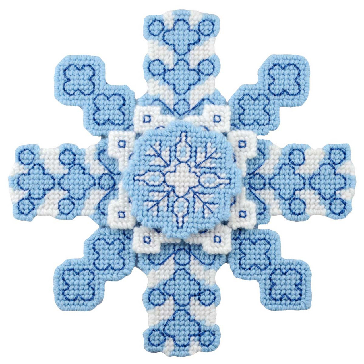 Snowflakes - Plastic Canvas