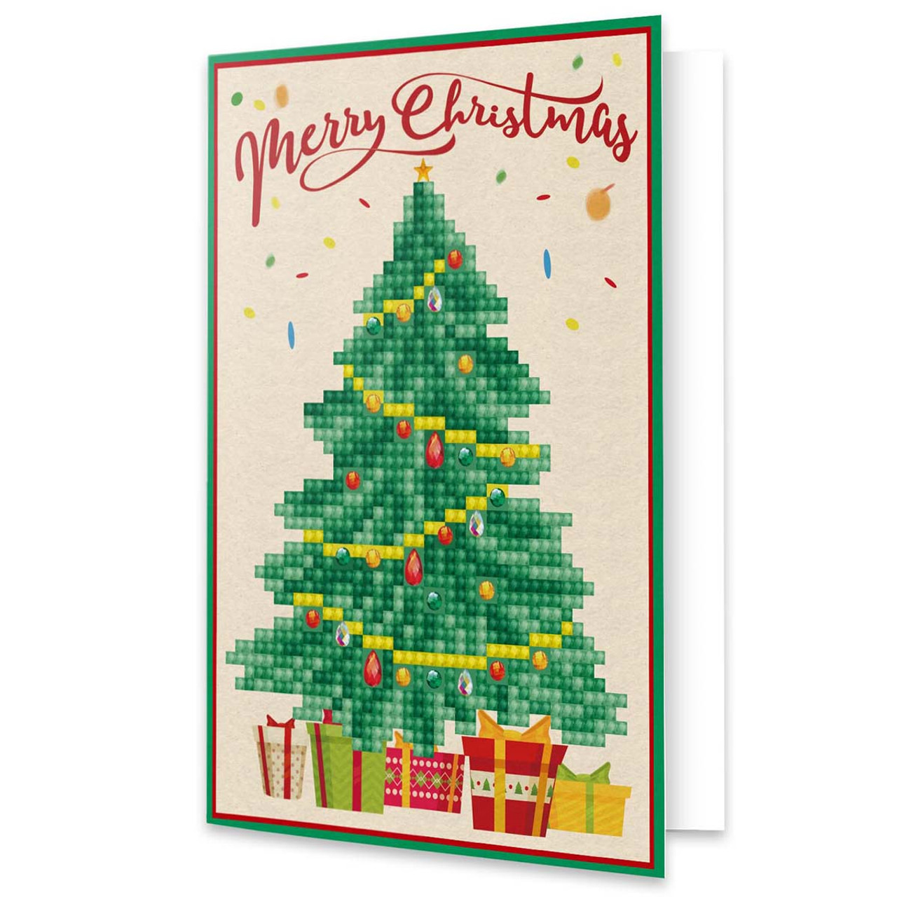Diamond Dotz Christmas Bauble Tradition Greeting Card