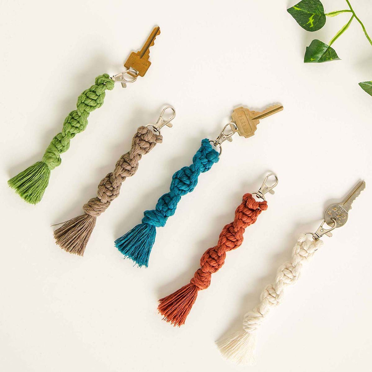 3 Macrame Keychain Patterns PDF Instant Download Tutorial Knot