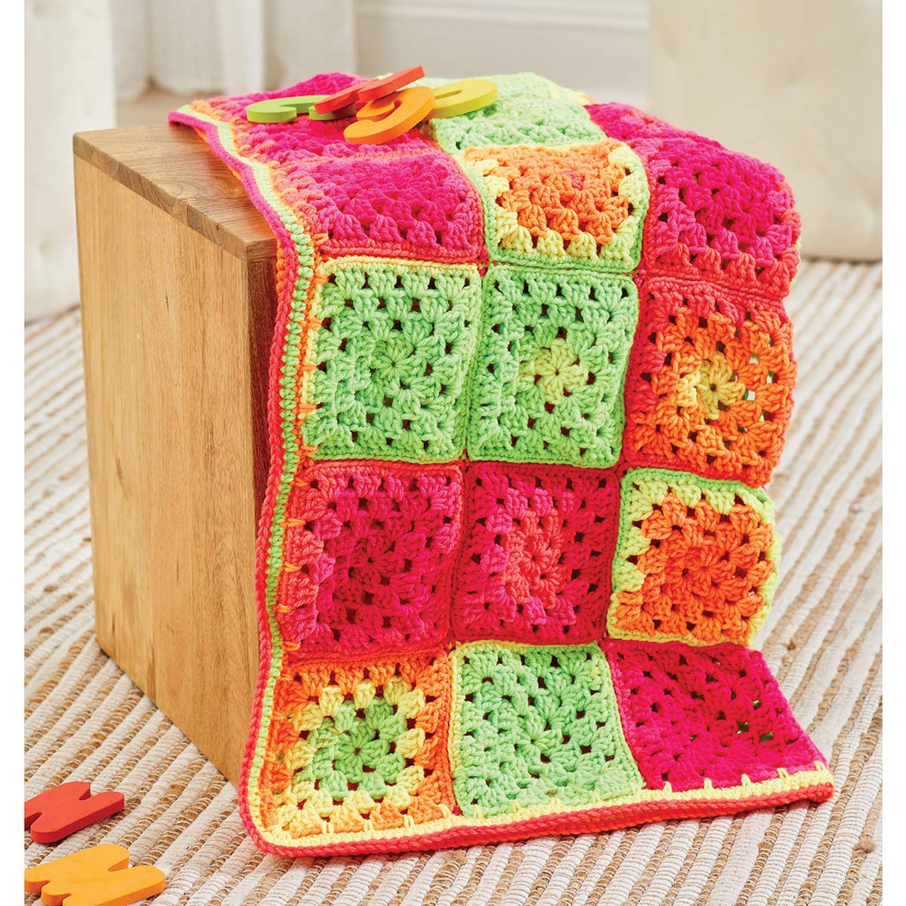DIY Beginners Crochet Kit Crochet Granny Squares 
