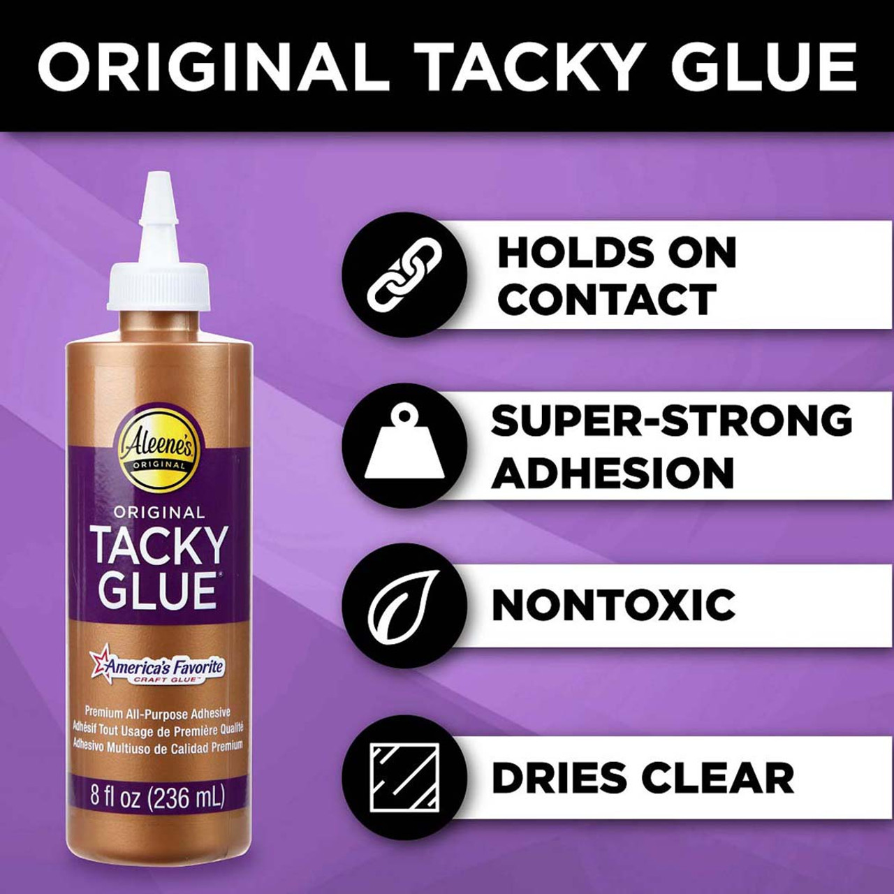 Aleene's Clear Gel Tacky Glue 4oz, Pack 2 