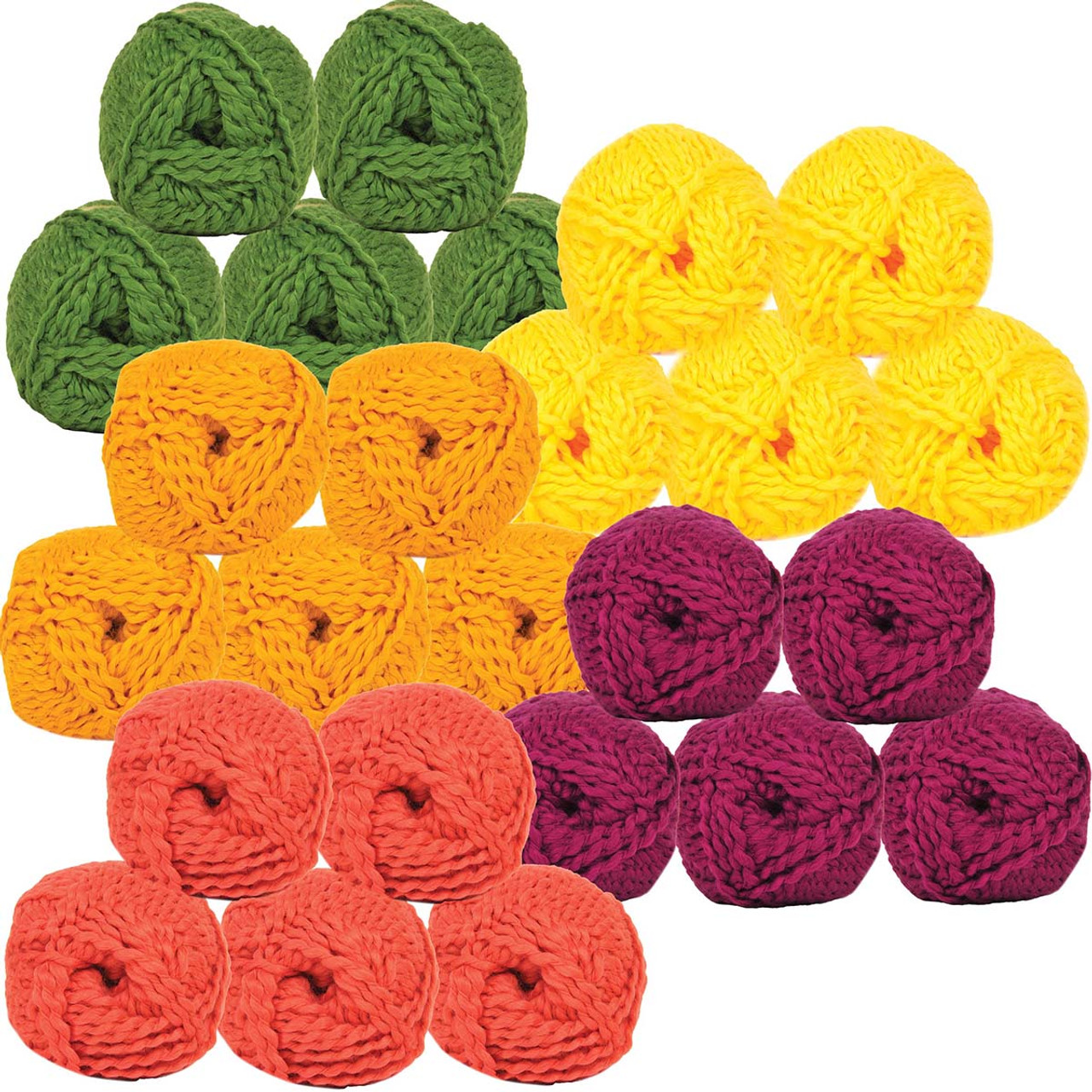 Papaya Yarn - Bag of 5 Yarn Pack