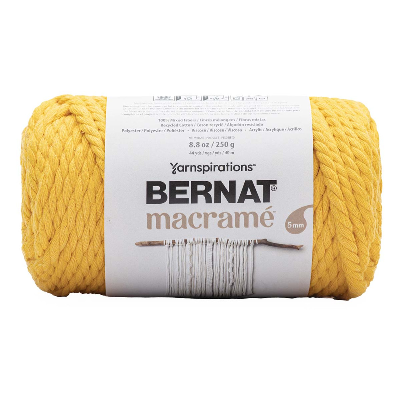 5mm Macrame String/4-pack or 6-pack / Chunky Rope/cotton Weaving