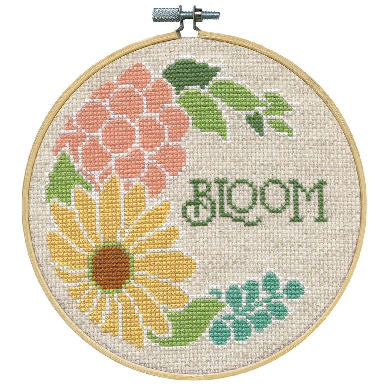 Floral Bouquet Counted Cross Stitch Kit - Needlework Projects, Tools &  Accessories