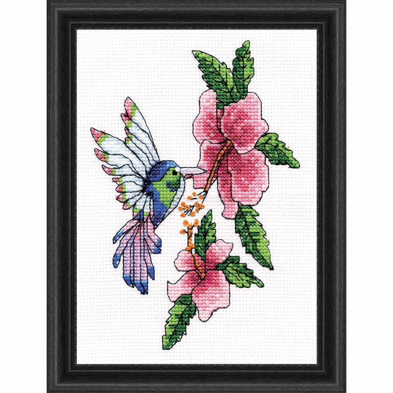 Stamping Cross Stitch Kit, Hummingbird and Flower Counting Cross Stitch Kit  for Adult Beginners, Full Line DIY Cross Stitch Stitching Kit for Home  Decor Cross Stitch Patterns 11.8x15.7 inches AKW019