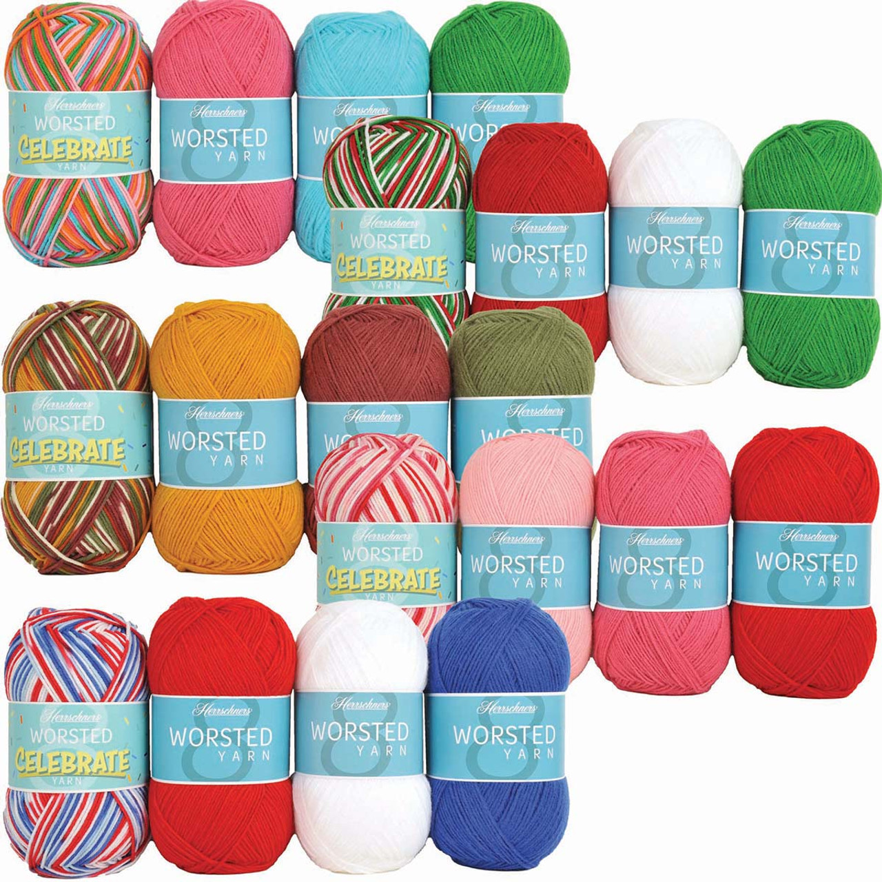 Herrschners Afghan Yarn Multi Yarn Pack