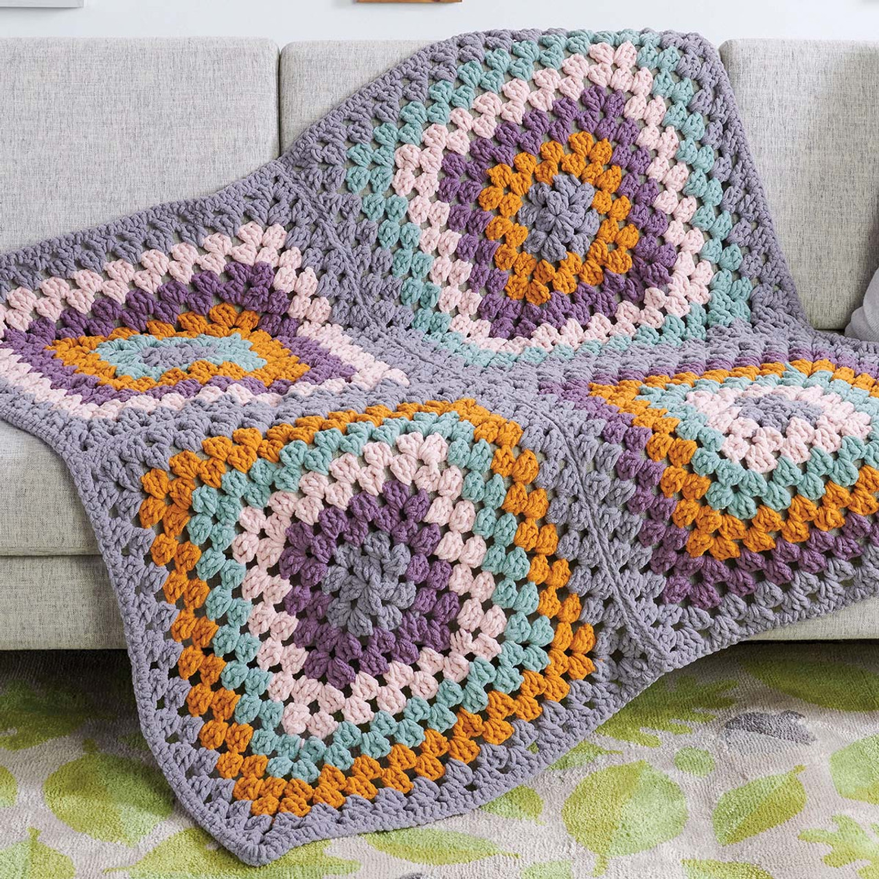 Bernat Simple Framed Blanket Crochet Kit