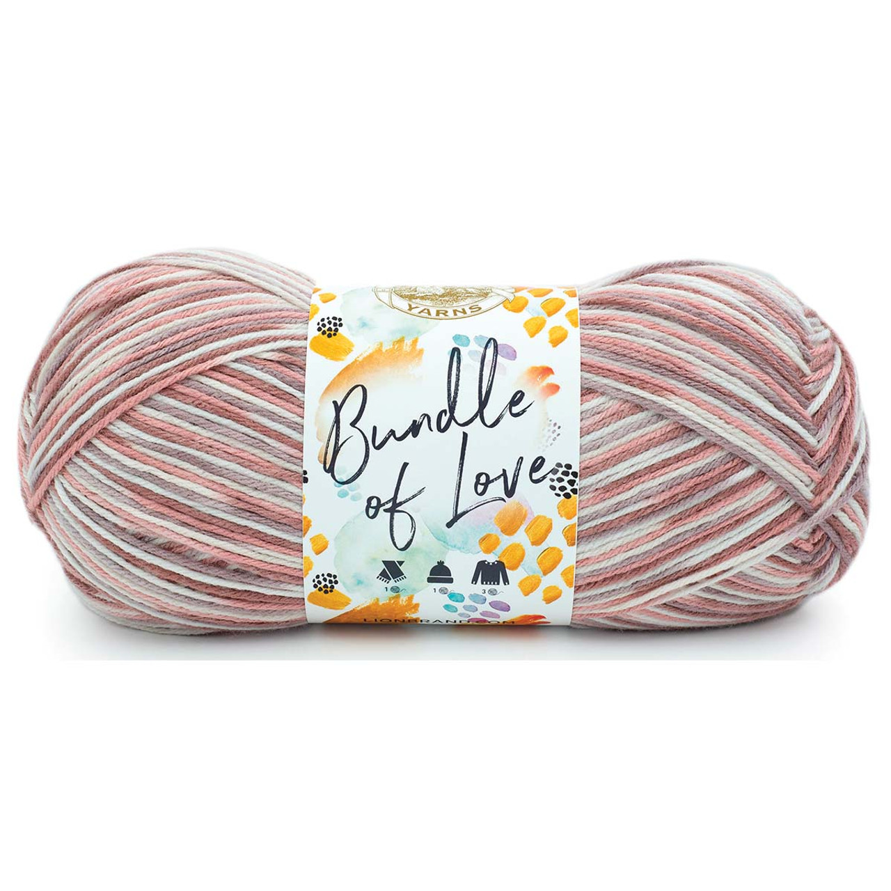  Lion Brand Yarn Jiffy Bonus Bundle, Acrylic Yarn for Crochet,  Coastal, 1 Pack