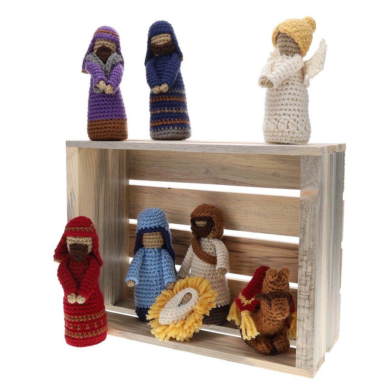 Lot of 2 Vogart Christmas Crochet Kits Nativity Baby Jesus #3221