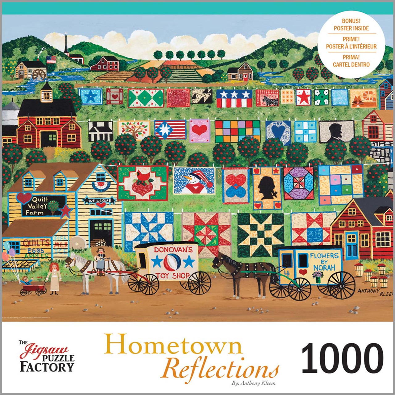 Patches of Fun 1000-Piece Puzzle – Willow Creek Press