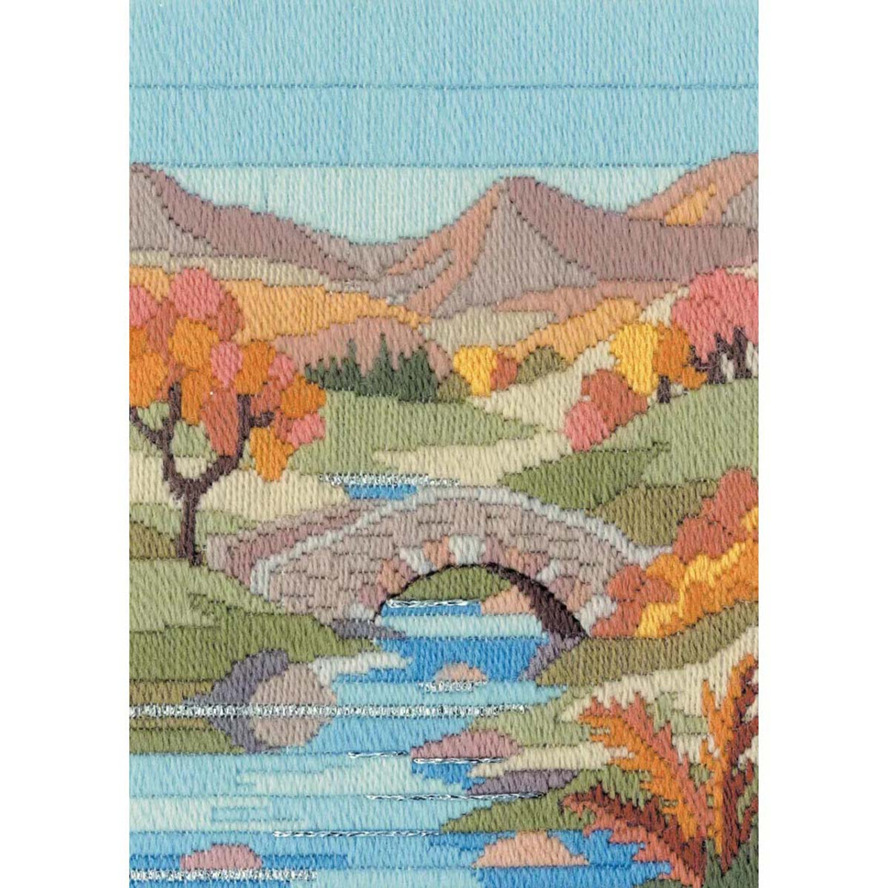 The Best Four Needlepoint Stitches for a Hill or Mountain