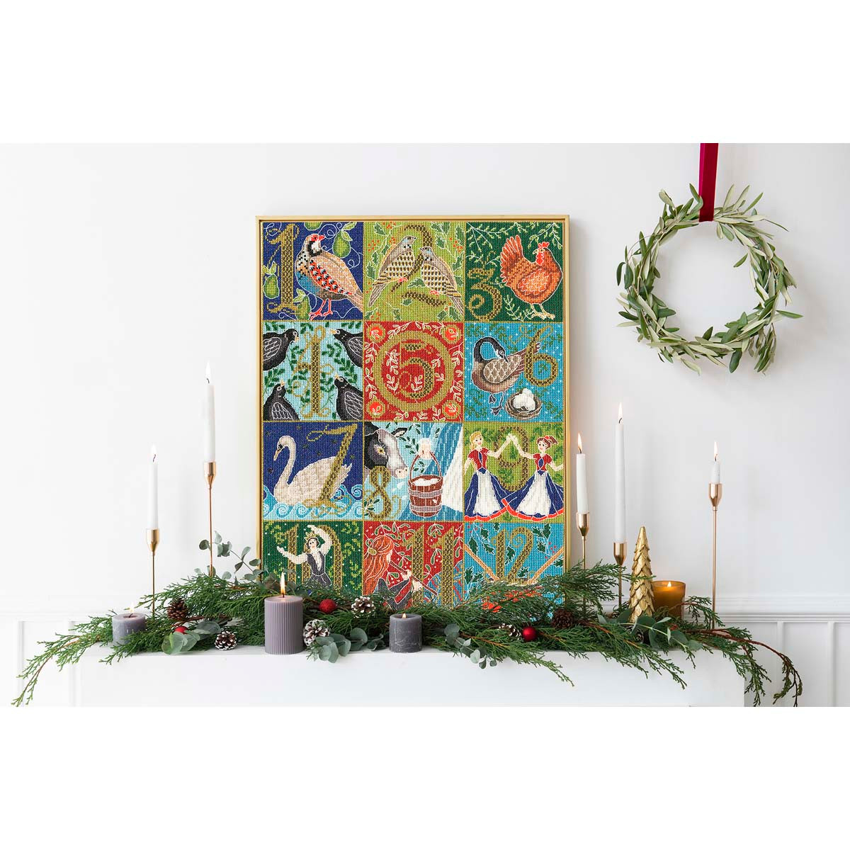 Bothy Threads Kreuzstich-Set „Knolliger Hahnenfuß“ – 30x20 Cm, XHD78, Mit Zweigart Aida Und Baumwolle