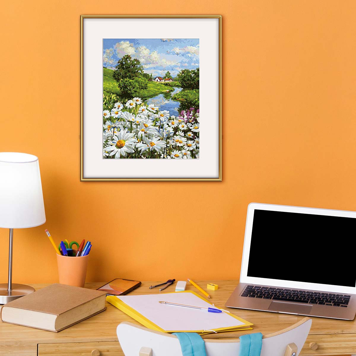 Schipper Meadow with Daisies Paint by Number Kit