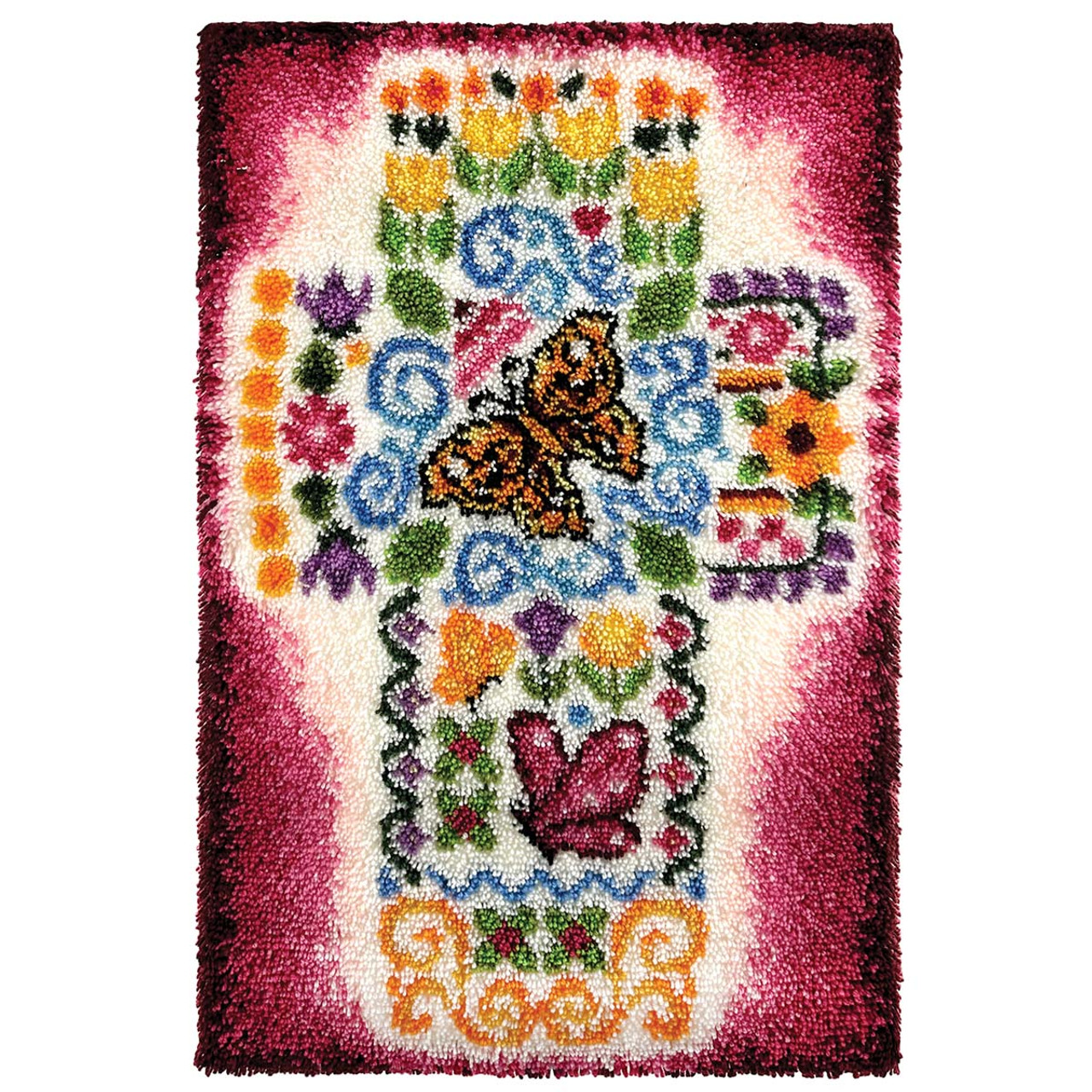 Magic Waterfall Latch Hook Kits, Large Latch Hook Rug Kit for