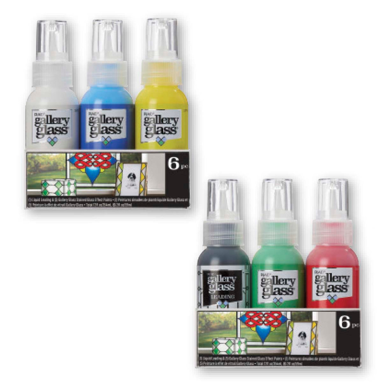 Plaid Basic Gallery Glass Paint Set