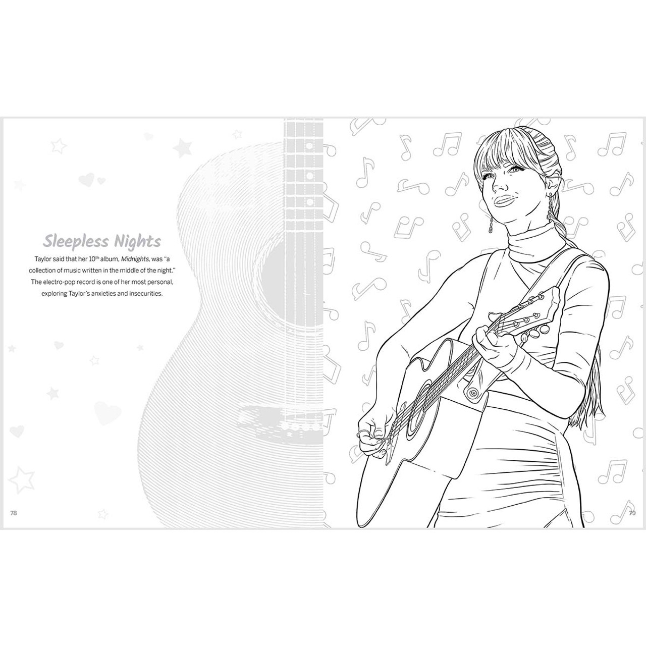 Taylor Swift Activity Book Coloring Book Taylor Swift Puzzle Book