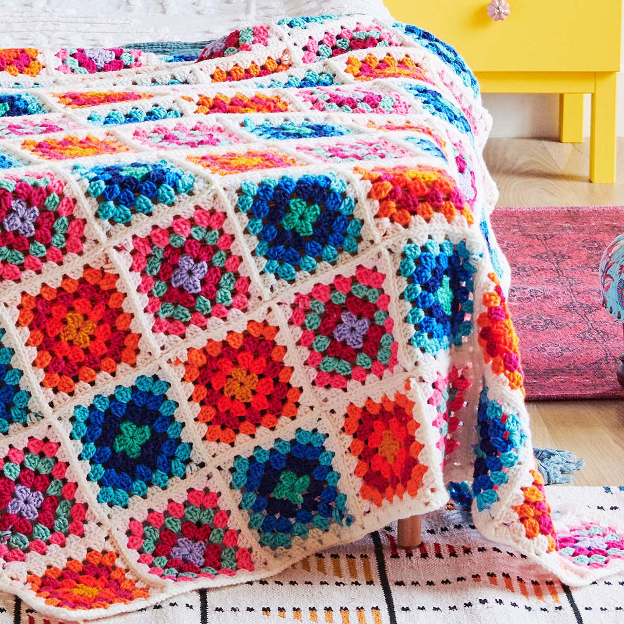 Premier Granny Square Blanket Crochet Kit