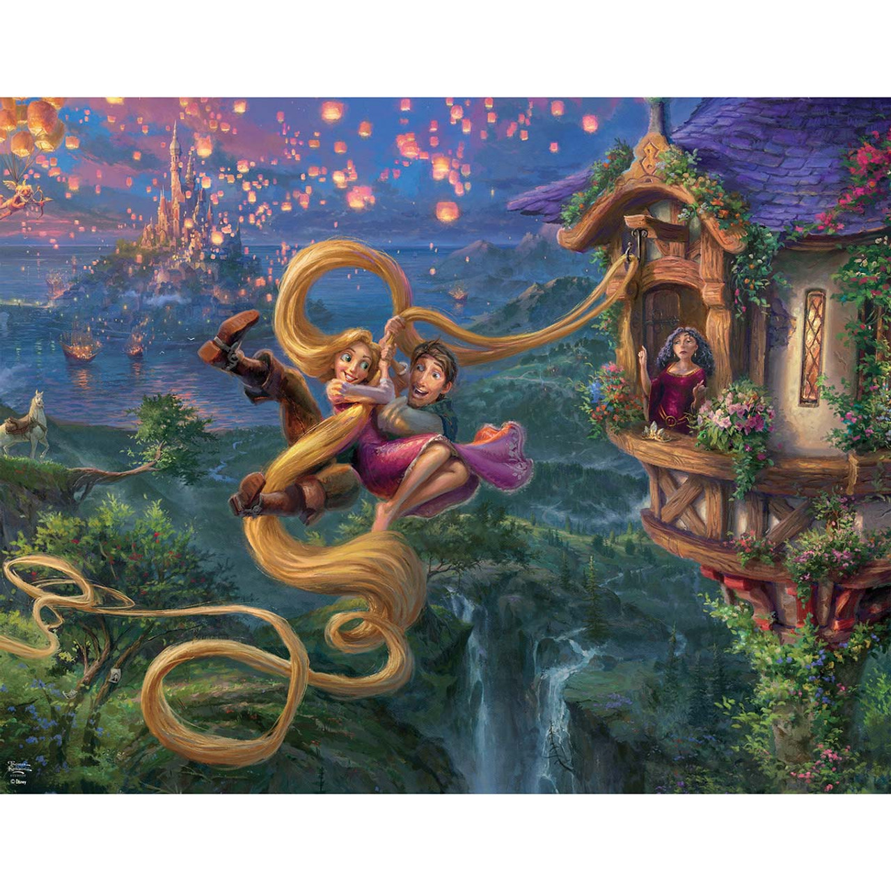 Ceaco Thomas Kinkade Disney 4 in 1 Multi Pack III Jigsaw Puzzle