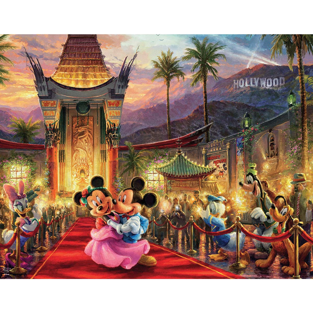 Disney - クレアページ　⑪~⑯ Ceaco Thomas Kinkade Disney 4 in 1 Multi Pack III Jigsaw Puzzle