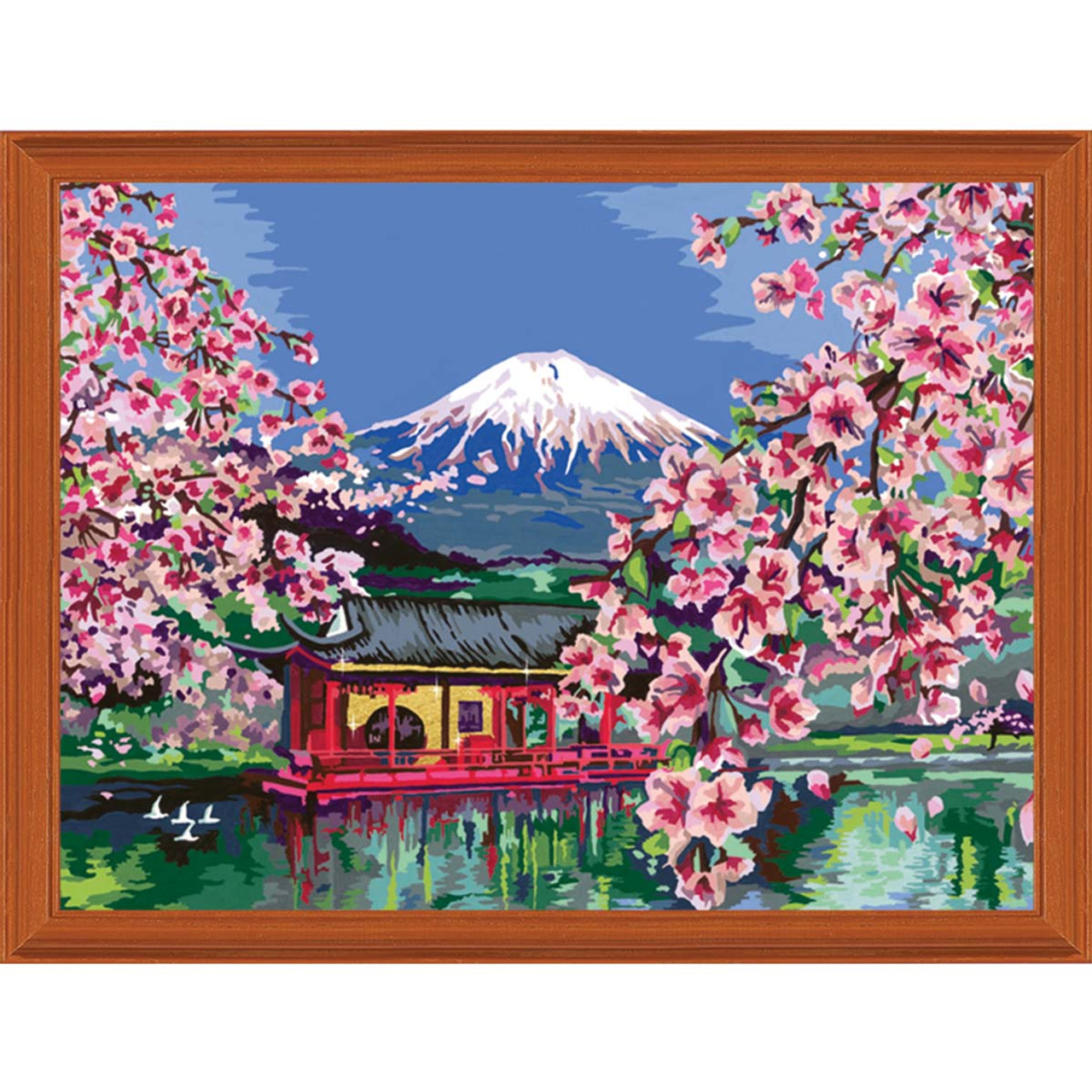 Ravensburger Japanese Cherry Blossom Kit & Frame Paint by