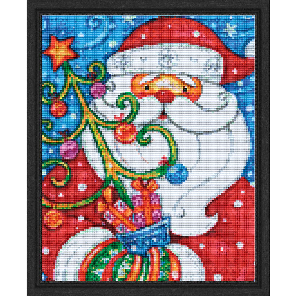PixelHobby Seasons Greetings Santa Mosaic Art Kit