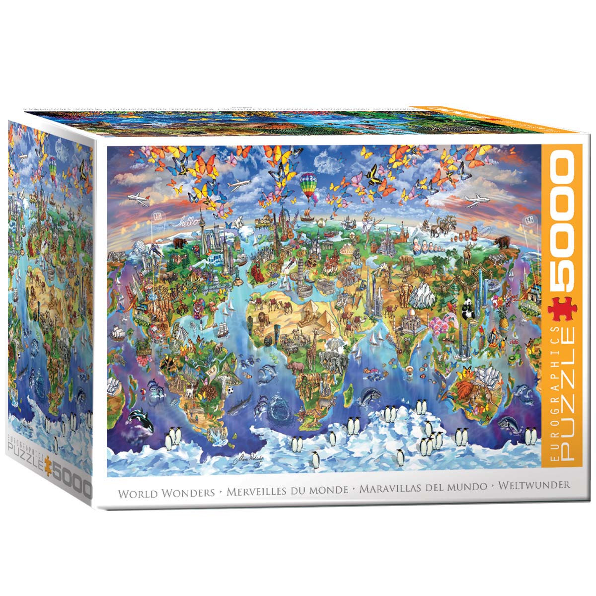 Eurographics World Wonders Jigsaw Puzzle