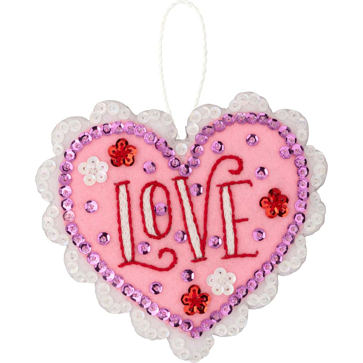 Bucilla Heartfelt Treasures Felt & Sequin Kit