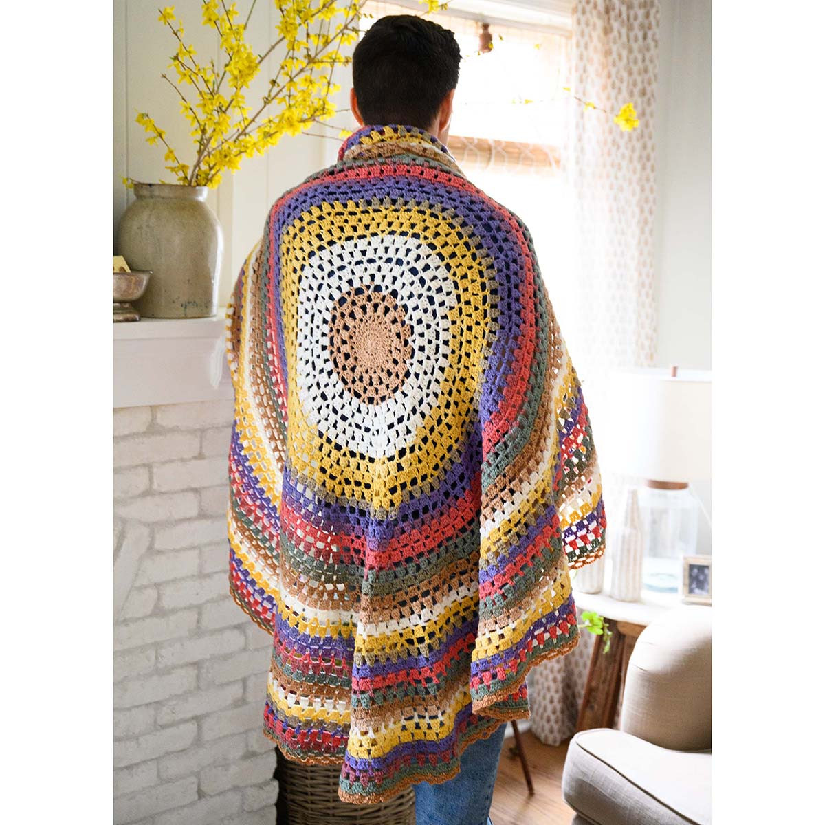 Lion Brand Dreamcatcher Afghan Crochet Kit