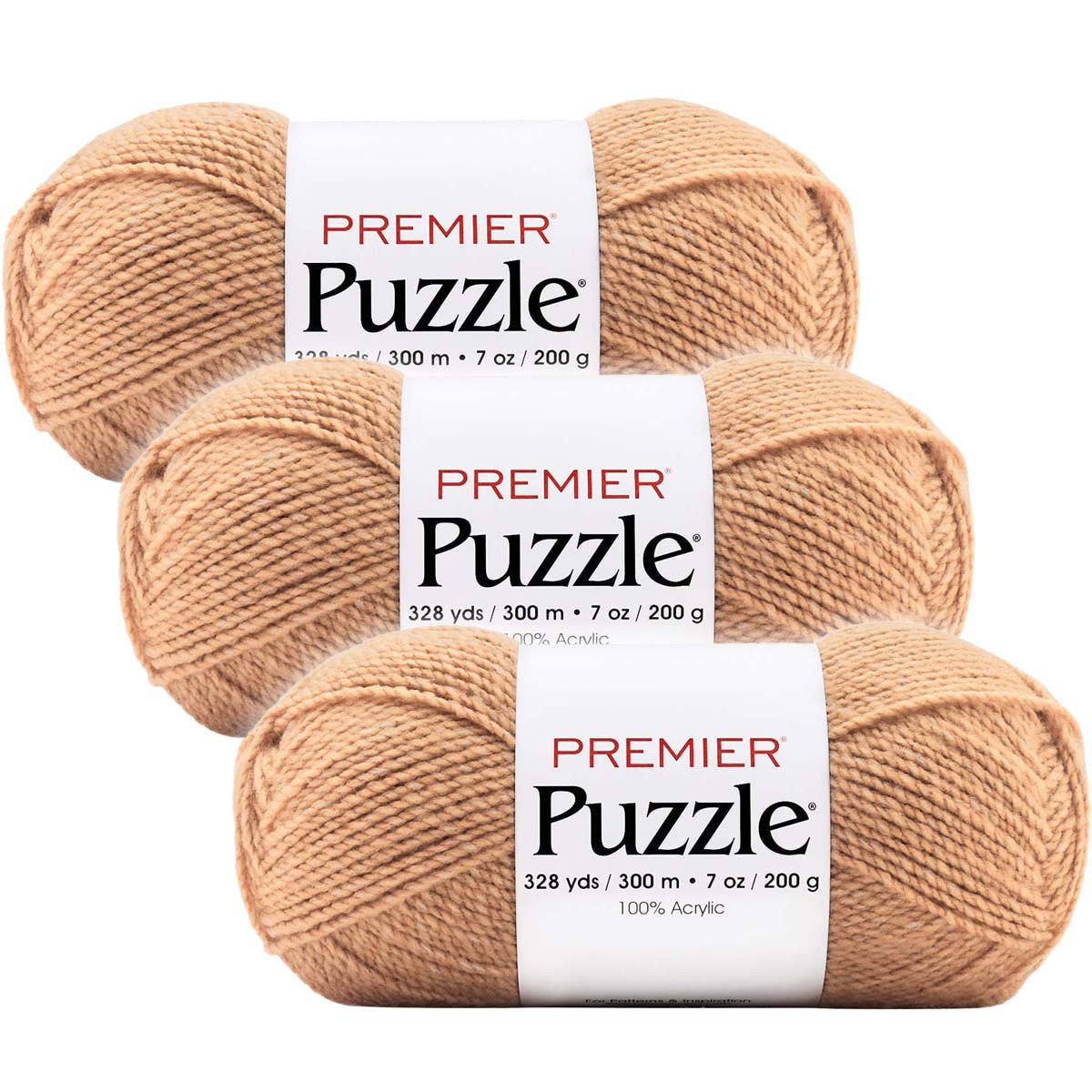 Premier Puzzle Solids-Bag of 3 Yarn Pack