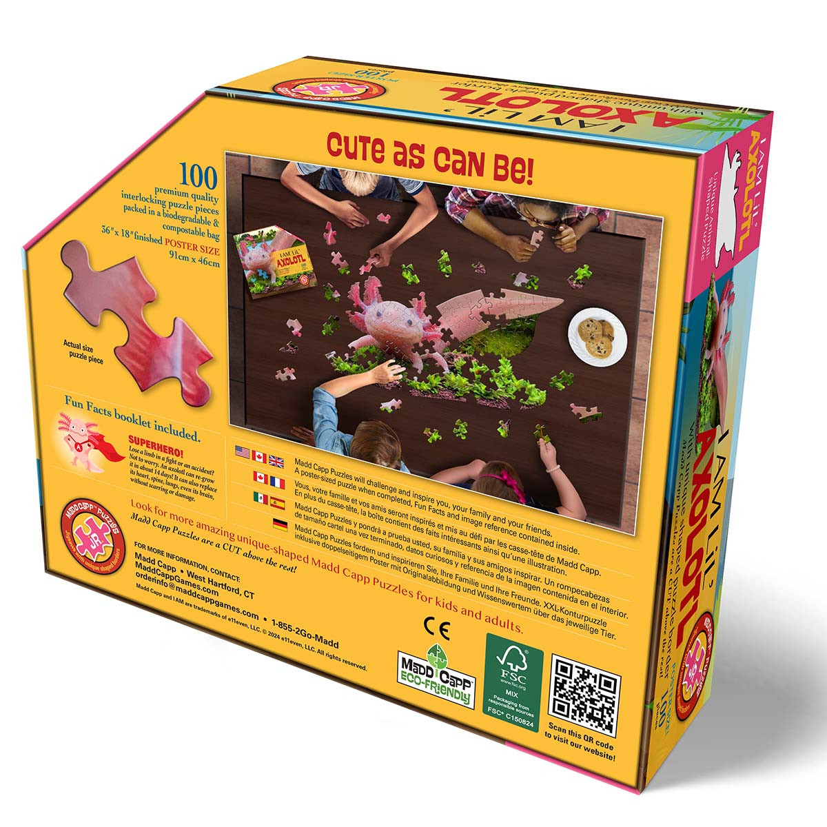 Madd Capp I am Lil Axolotl Jigsaw Puzzle